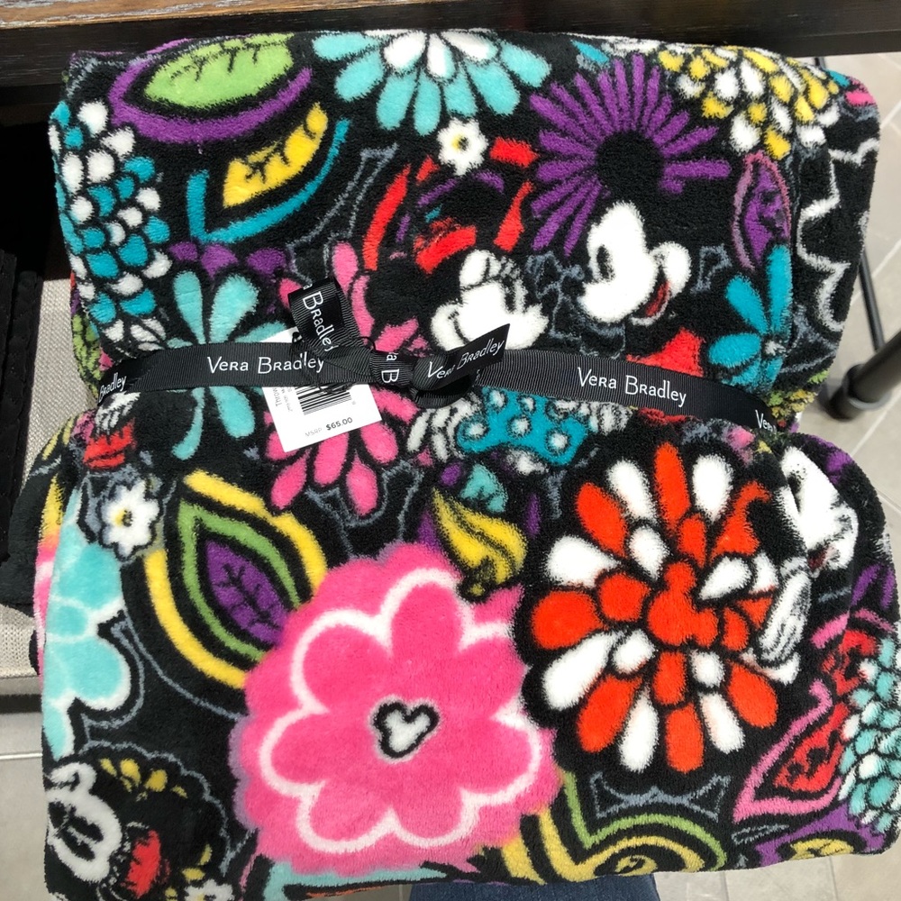 Mickey print Vera Bradley blanket
